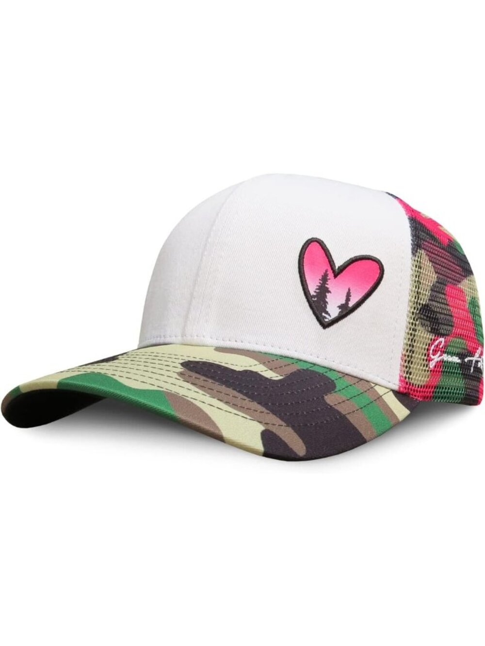 〽️Women Pink Camo Snapback Baseball Cap Beach Trucker Accessories Hats